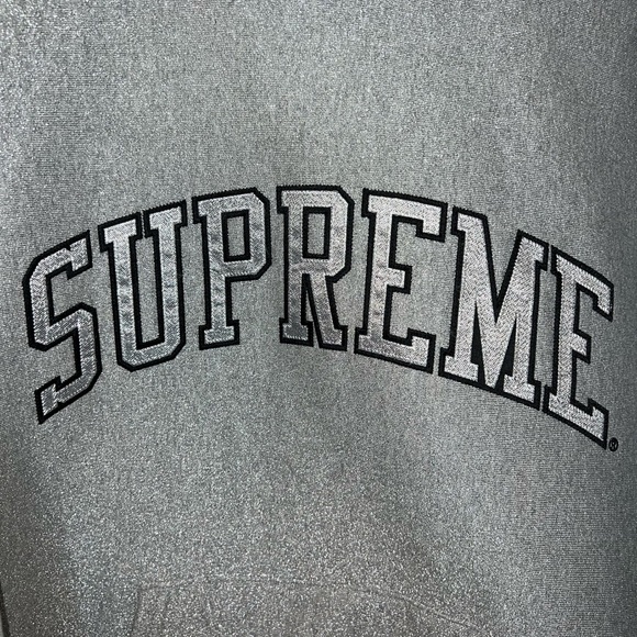 Supreme Metallic Arc Hooded Sweatshirt Size Large - Picture 4 of 12